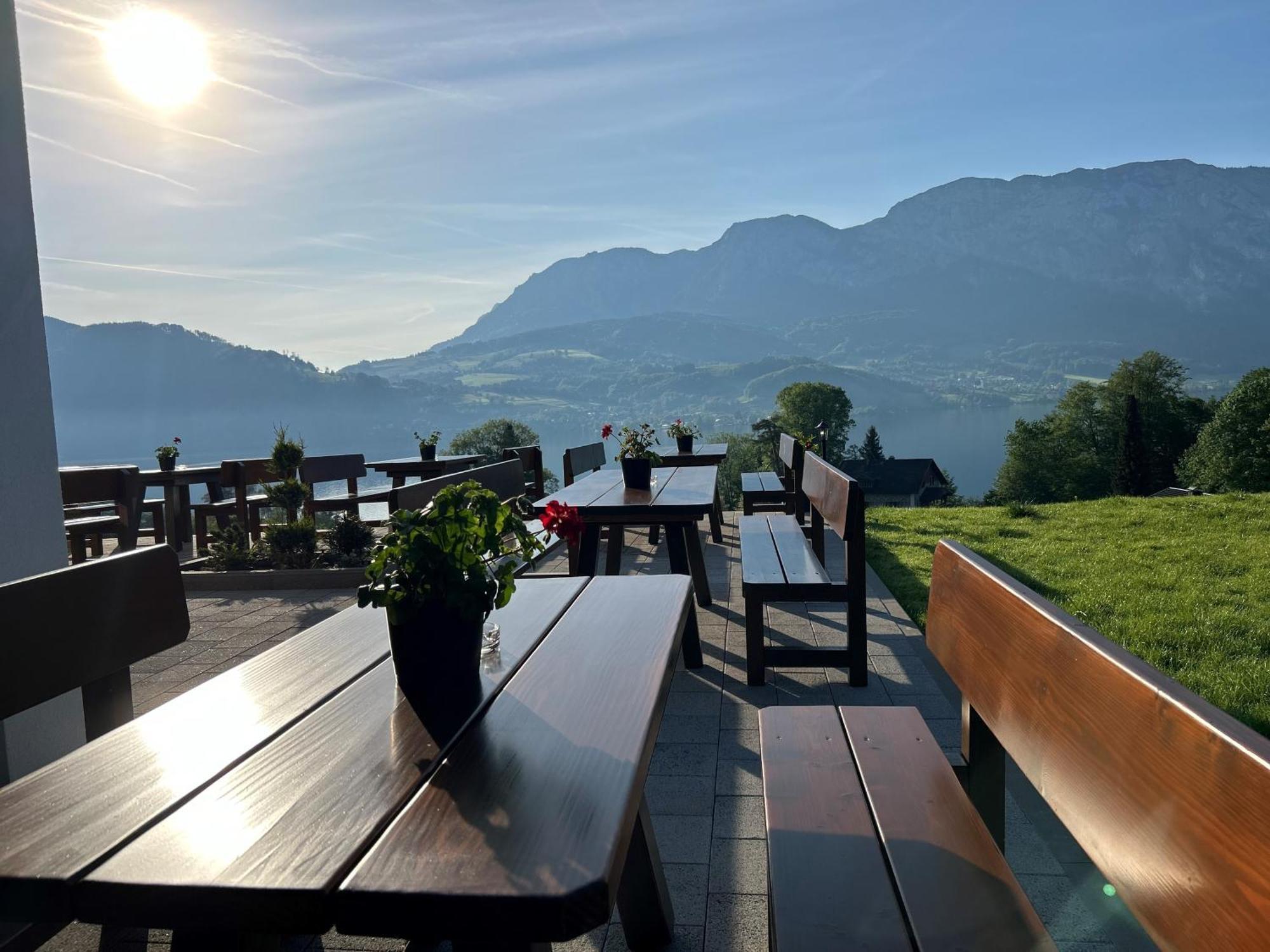 Gasthof Steinbichler Nussdorf am Attersee Bagian luar foto